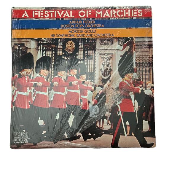 A Festival‎ Of Marches Arthur Fiedler Morton Gould RCA Red Seal 1977 SVG - Picture 1 of 3